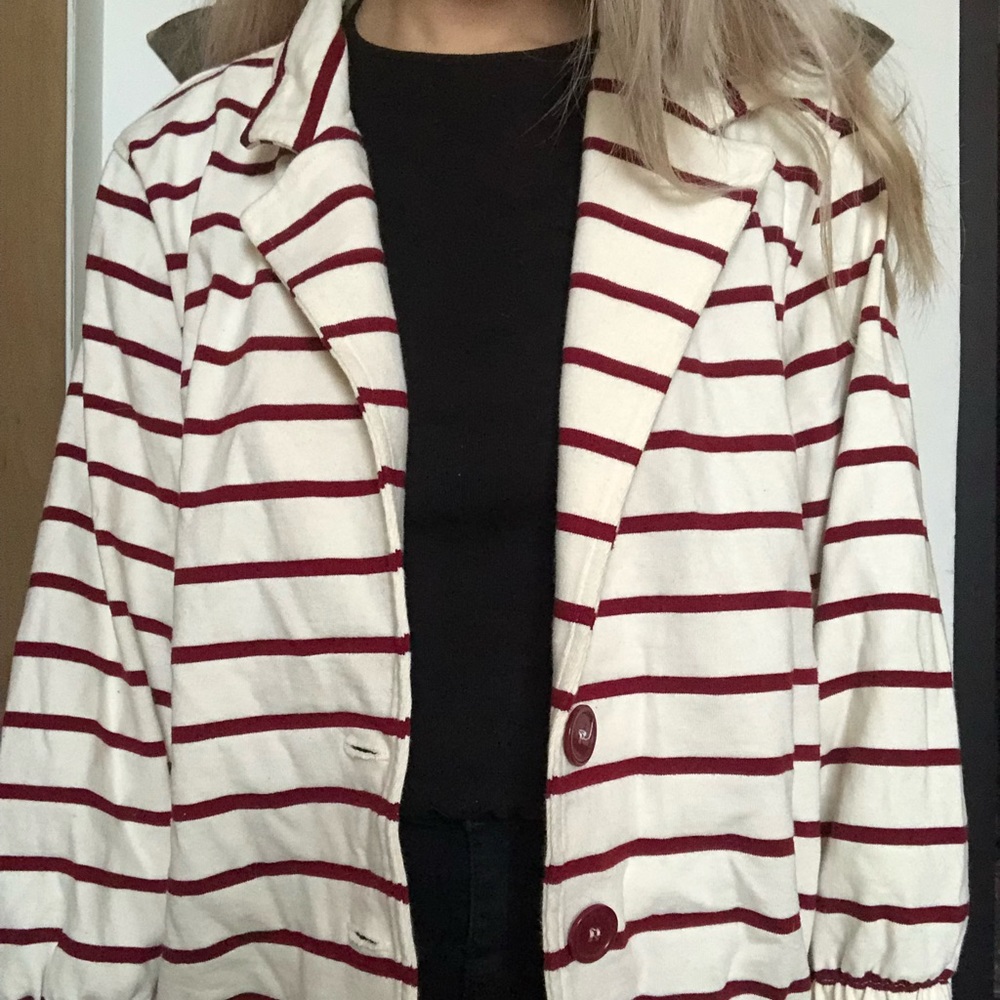 Striped American Apparel Cardigan